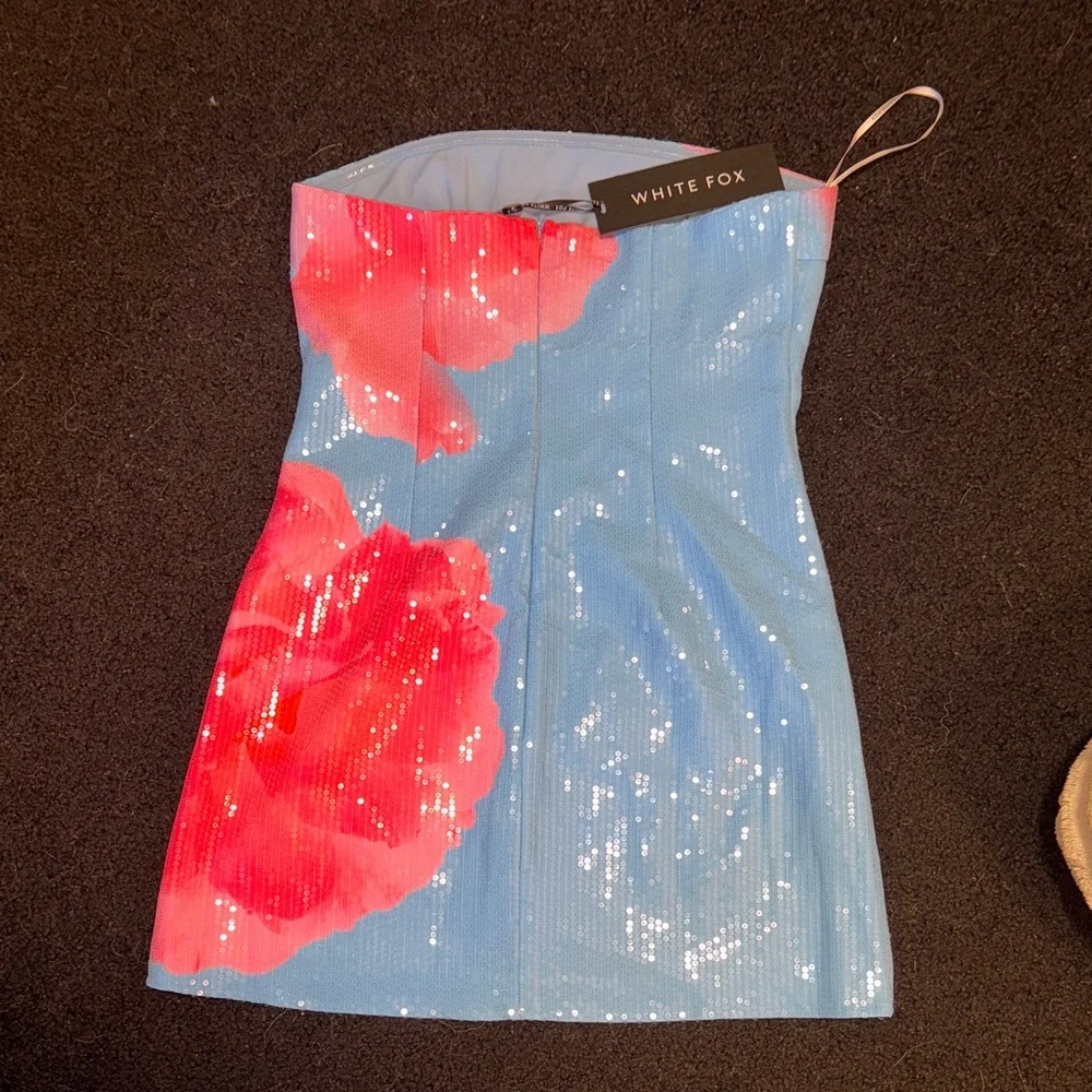 White Fox Boutique Make Up My Mind Sequin Mini Dress